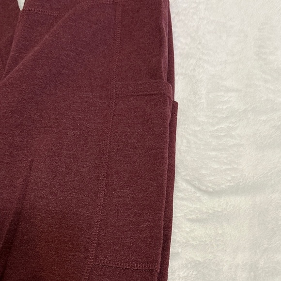 Hippie Rose Burgundy Leggings - Picture 4 of 4